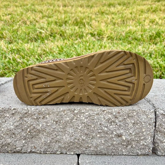 Ugg Women’s Tasman II Chestnut Slippers Shoes Size 9 Suede Sheepskin Clogs - Picture 12 of 14